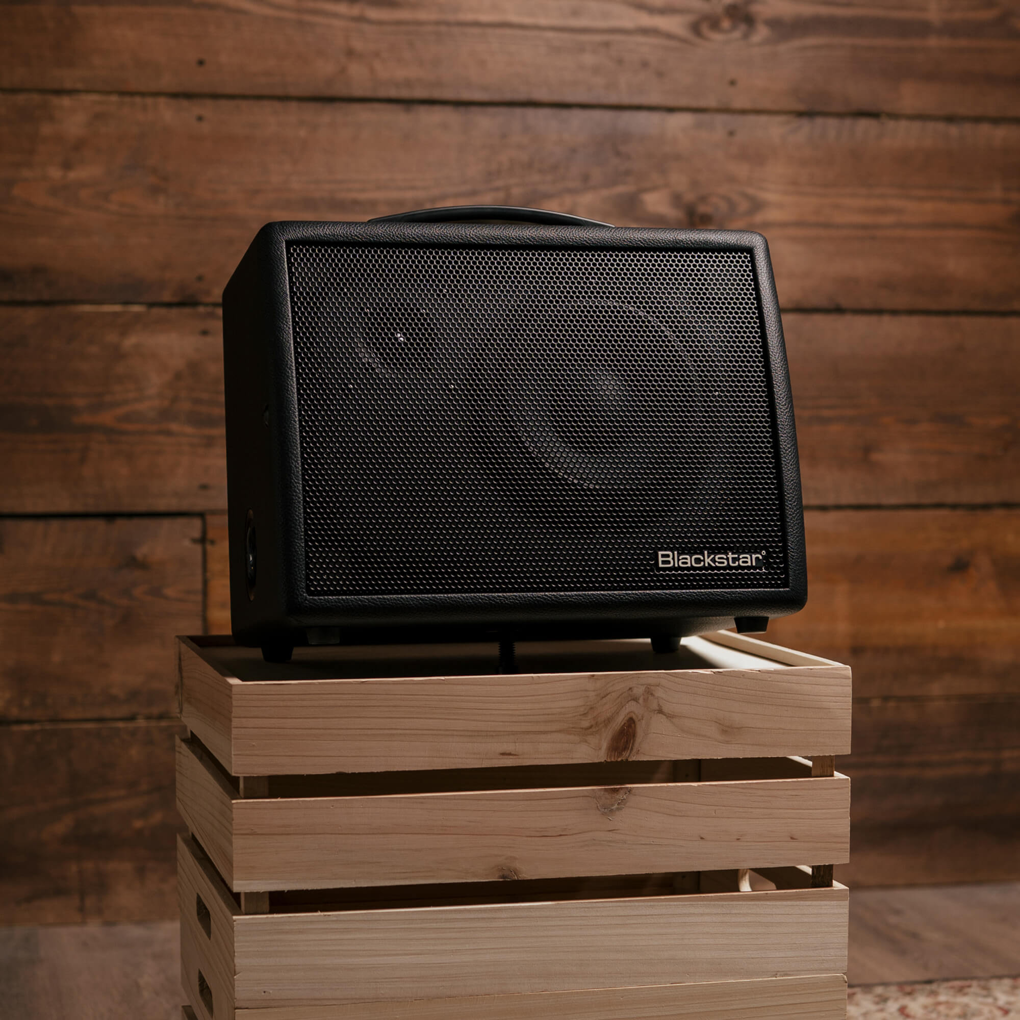 Blackstar Sonnet 60 acoustic guitar amp black in tilt mode