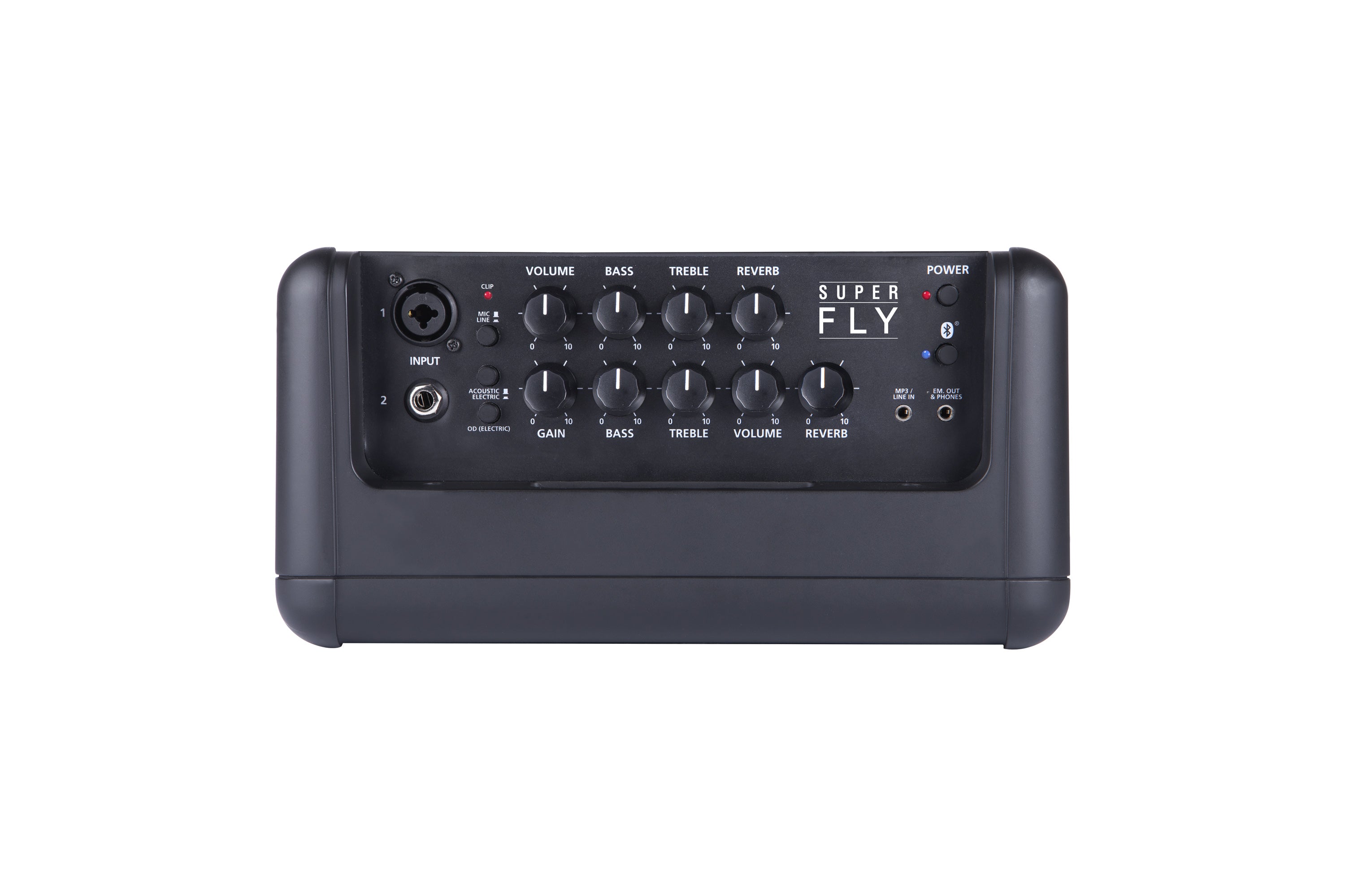 SUPERFLYBT 12W Battery Powered Guitar Amp W/Bluetooth