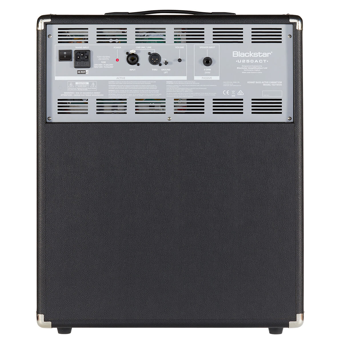 Blackstar Amps Unity 120 bass amplifier rear