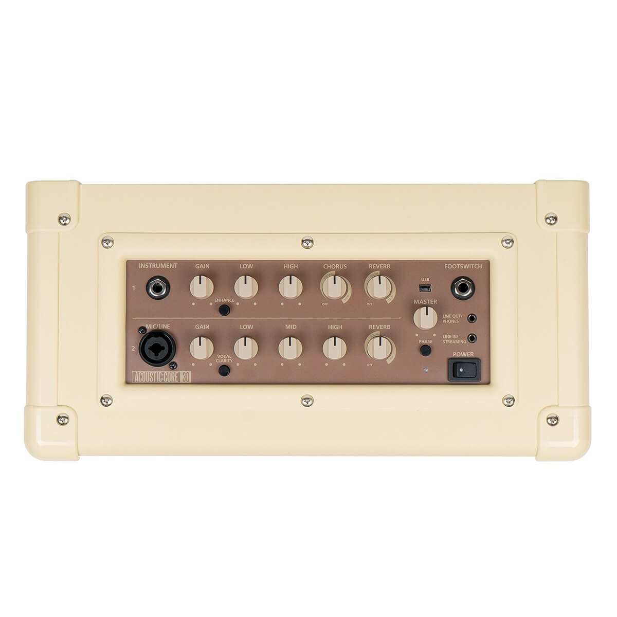 Blackstar Acoustic:CORE 30 guitar amplifier controls