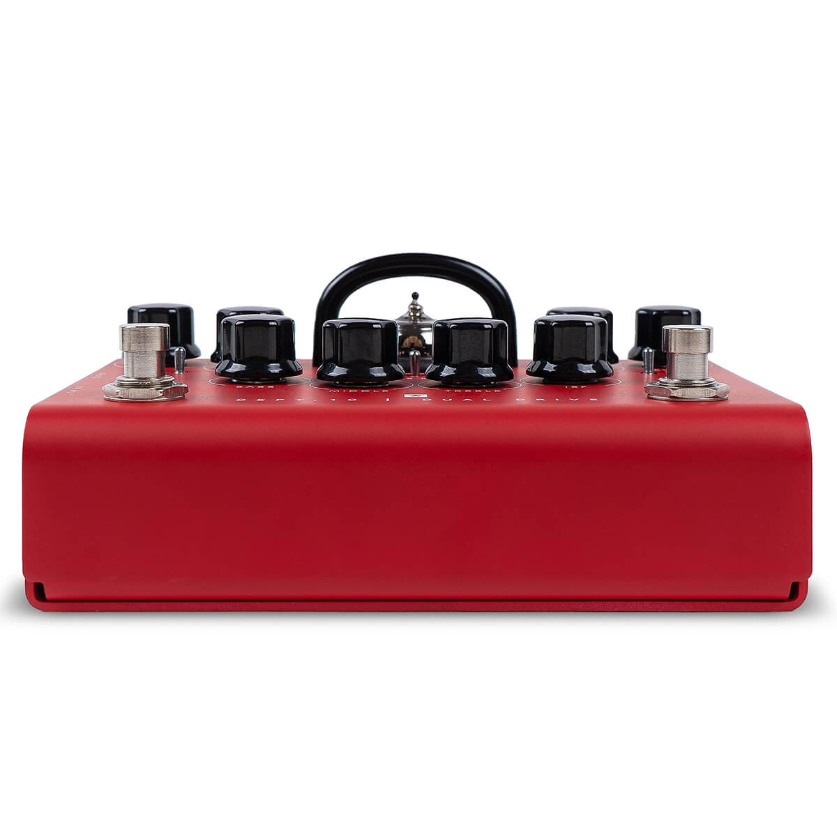 Blackstar Dept 10 Dual Drive guitar pedal front in bold red