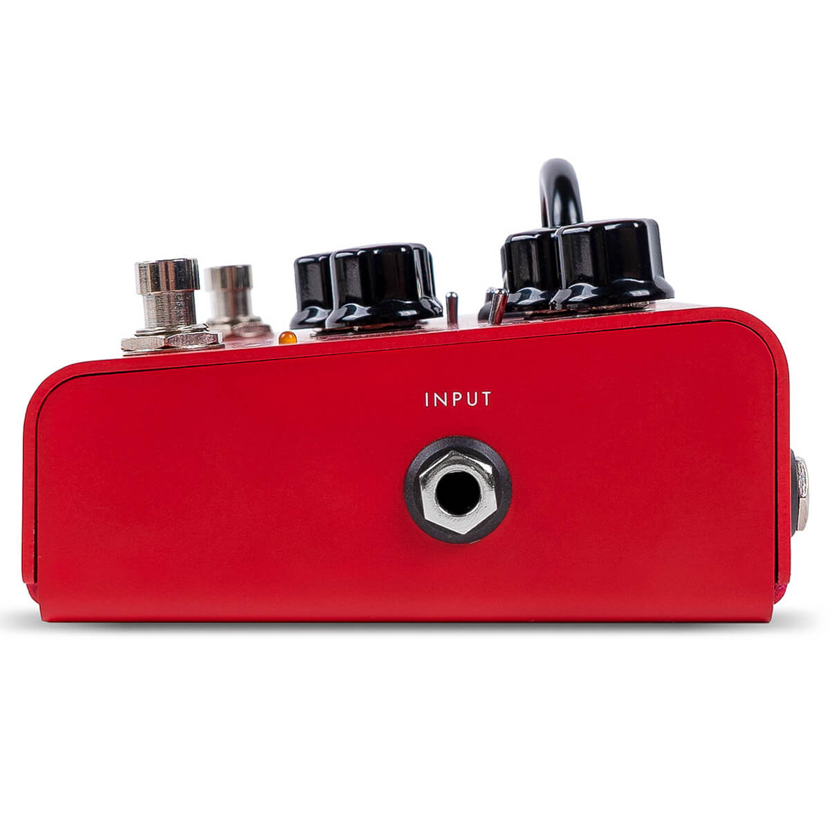 Blackstar Dept 10 Dual Drive guitar pedal side in bold red