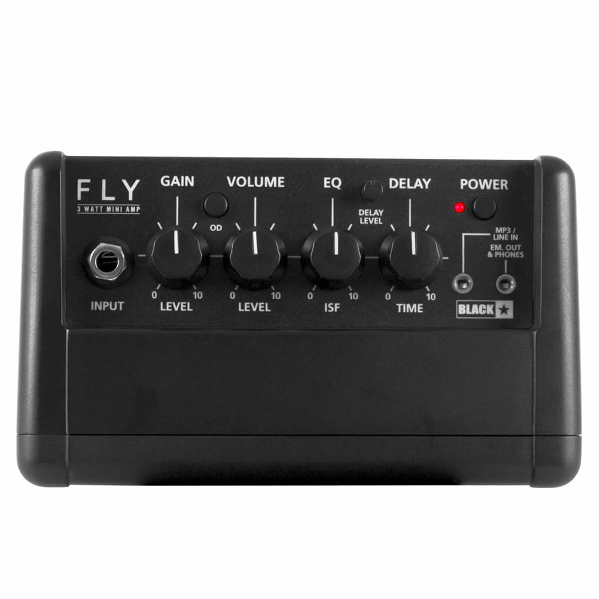 Blackstar Amps FLY 3 mini guitar amplifier top controls