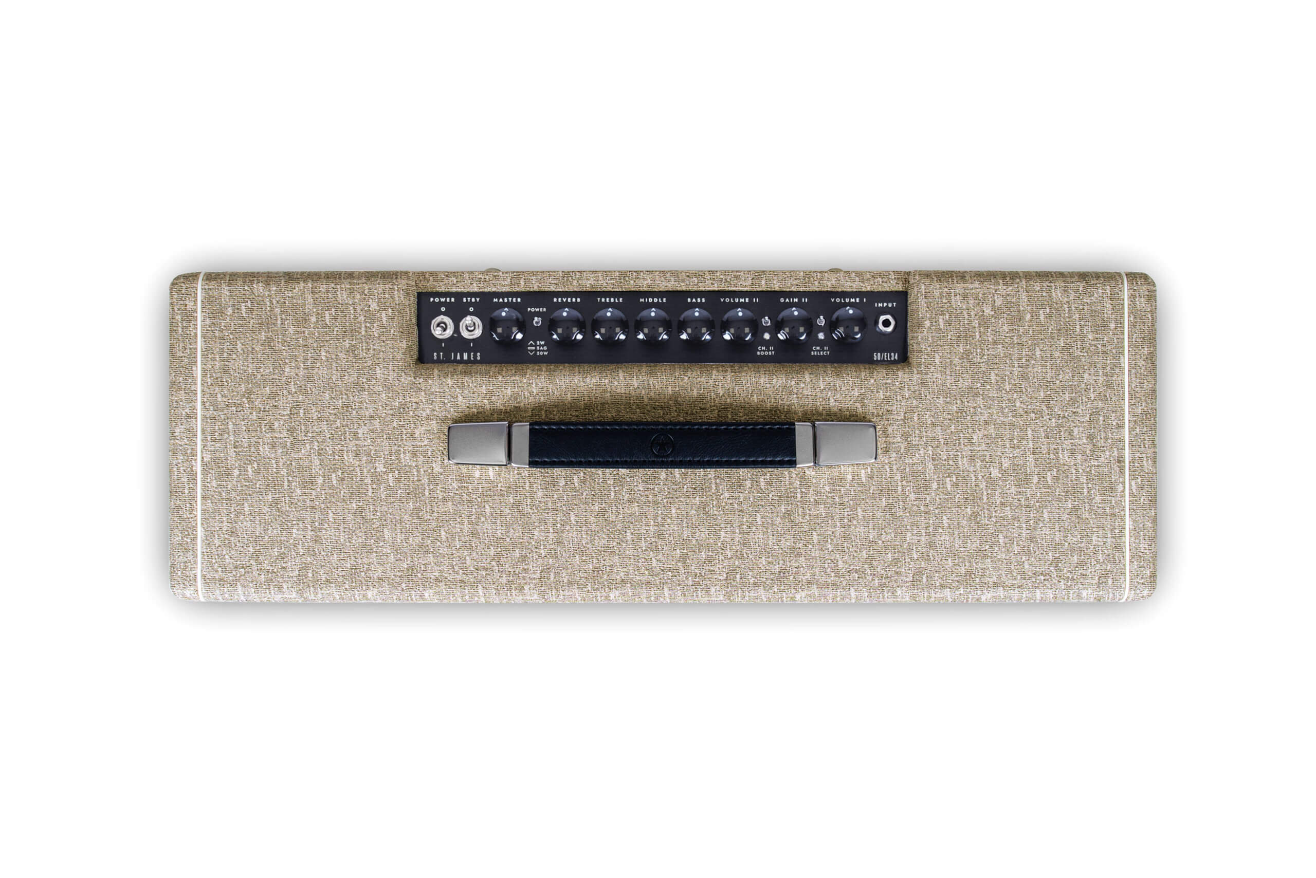 Blackstar Amps St. James EL34 212 Combo guitar amplifier controls